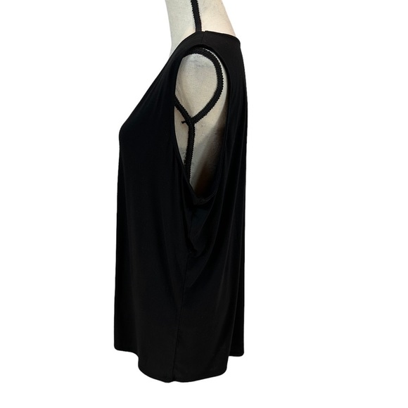 Capsule 121 Sleeveless Tank Blouse - Black - size 2X - Picture 4 of 7